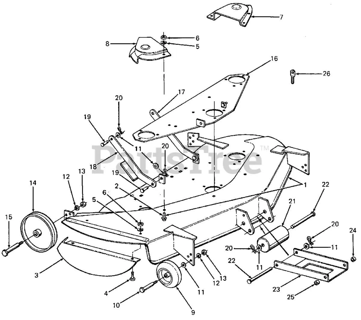 cub cadet 33 walk behind belt diagram