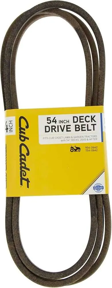 cub cadet 54 deck belt diagram