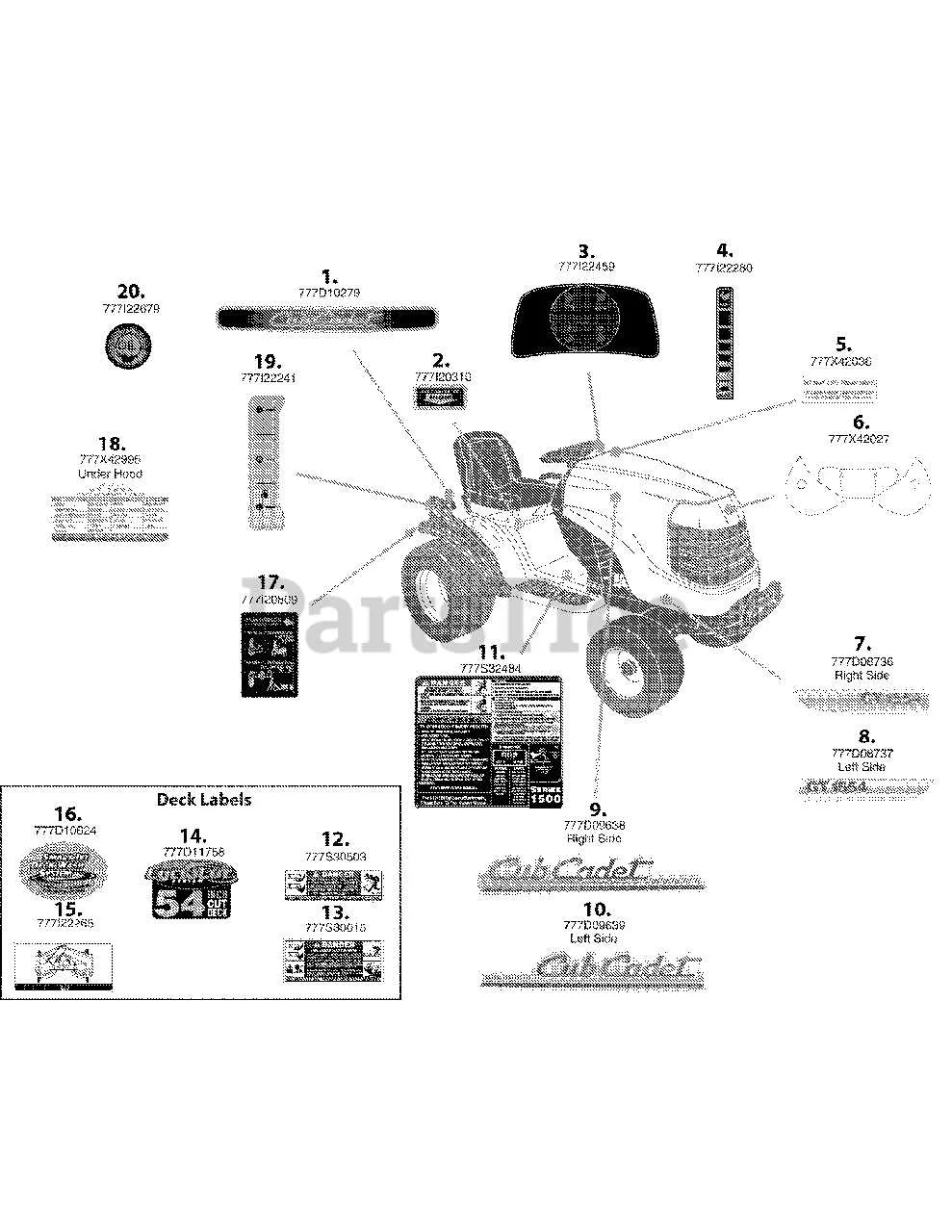 cub cadet gt1554 belt diagram