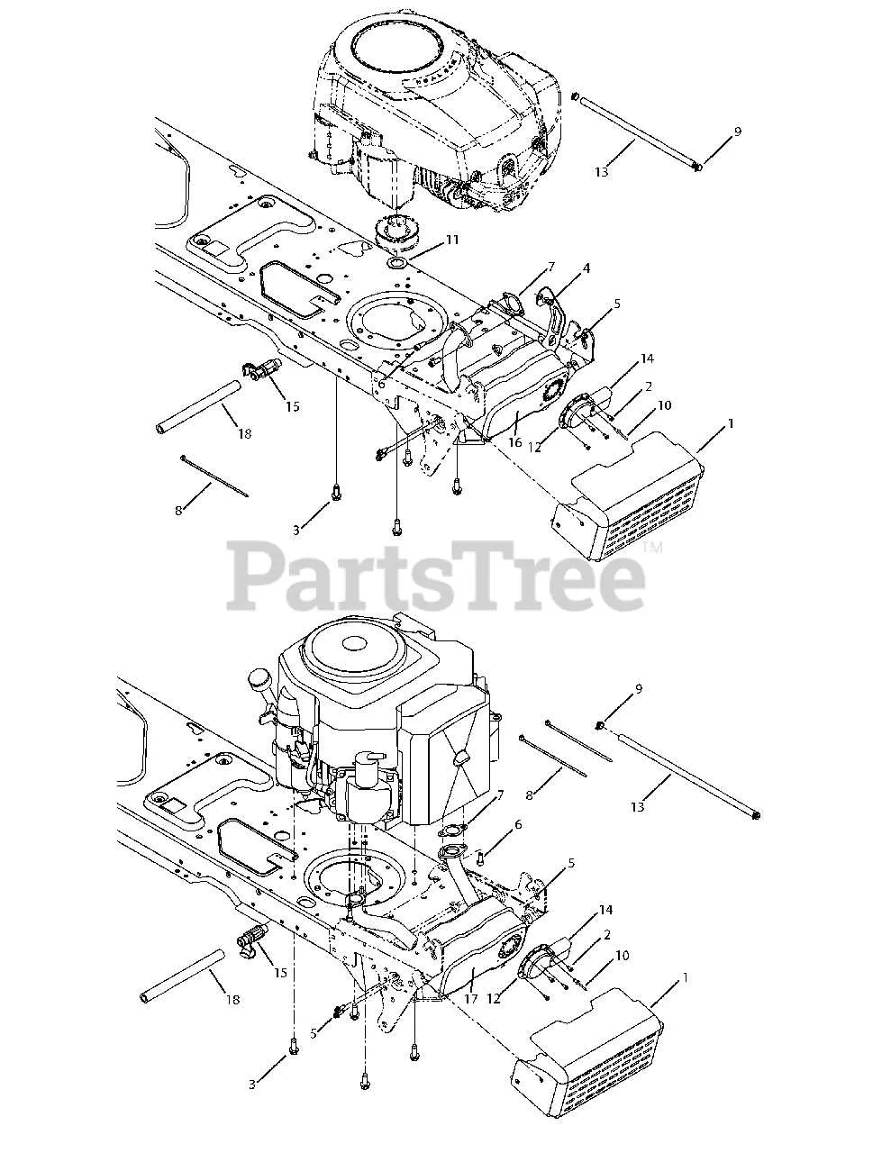 cub cadet lt1042 belt diagram