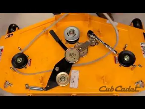 cub cadet rzt belt diagram