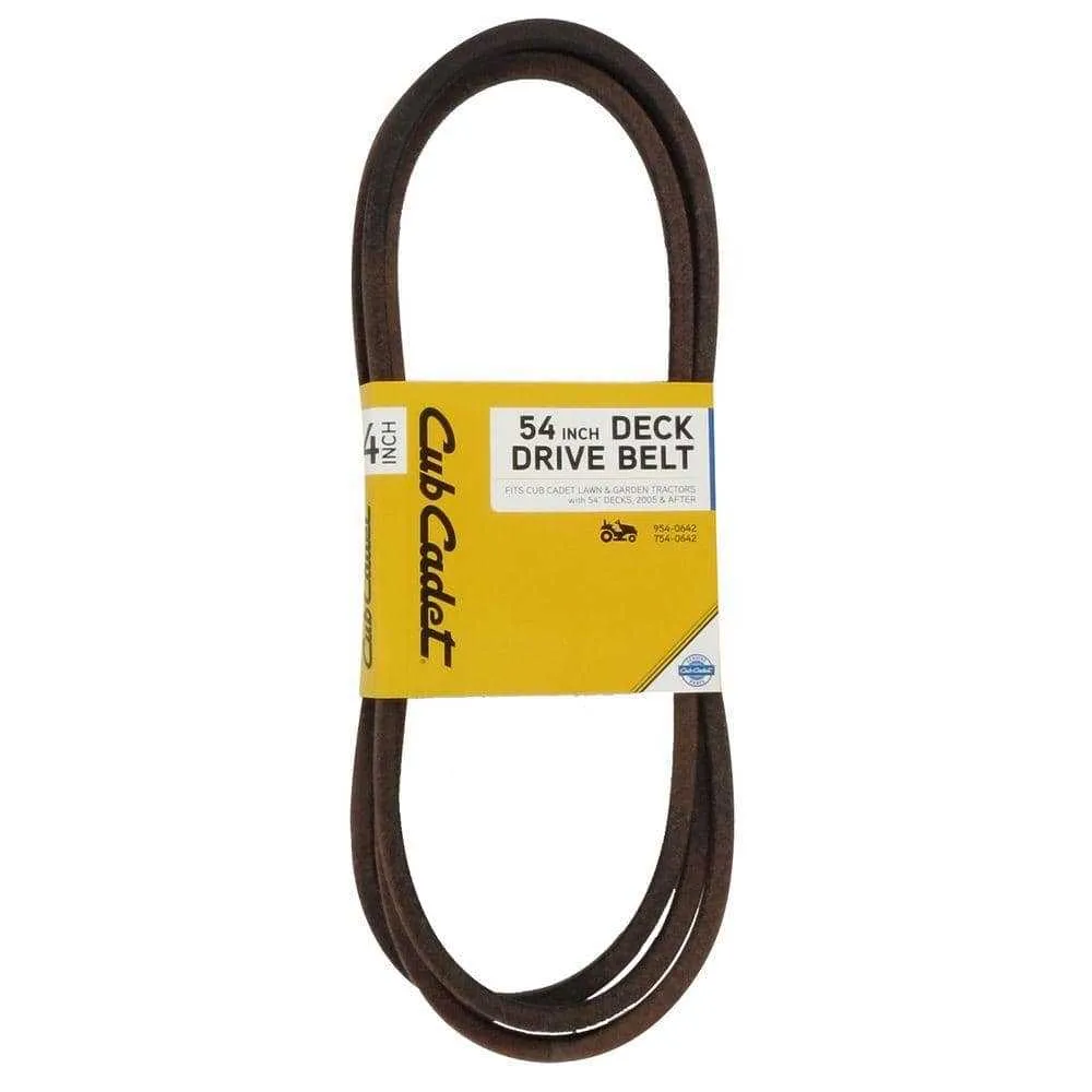 cub cadet xt1 54 inch deck belt diagram