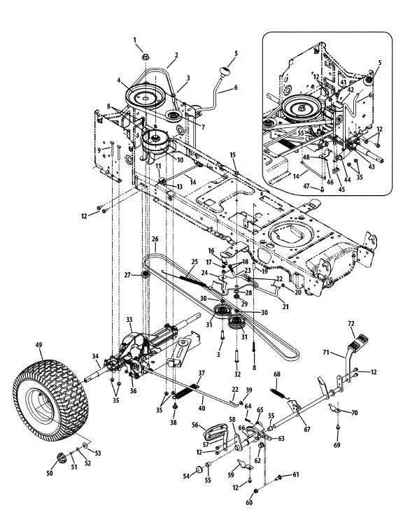cub cadet xt2 belt diagram