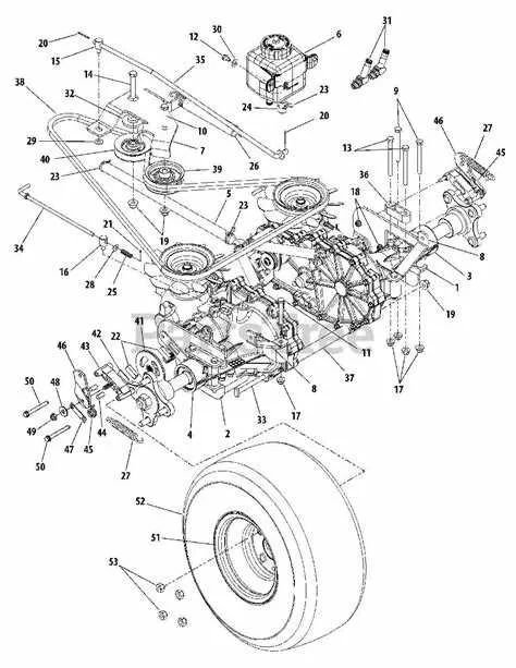 cub cadet zt2 60 drive belt diagram