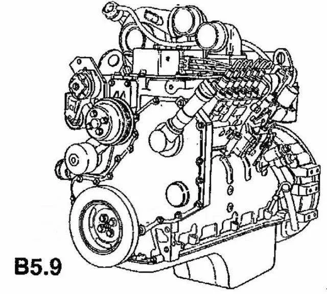 cummins 5.9 serpentine belt diagram