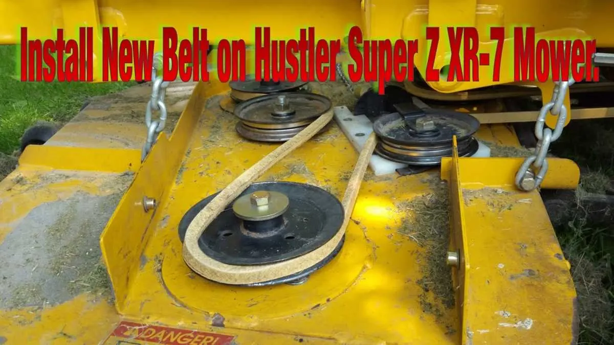 hustler raptor sd drive belt diagram