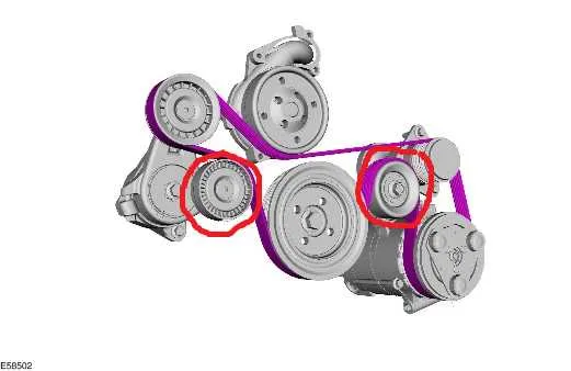 ford focus alternator belt diagram