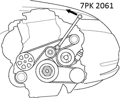 06 honda civic serpentine belt diagram