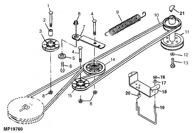 d105 belt diagram
