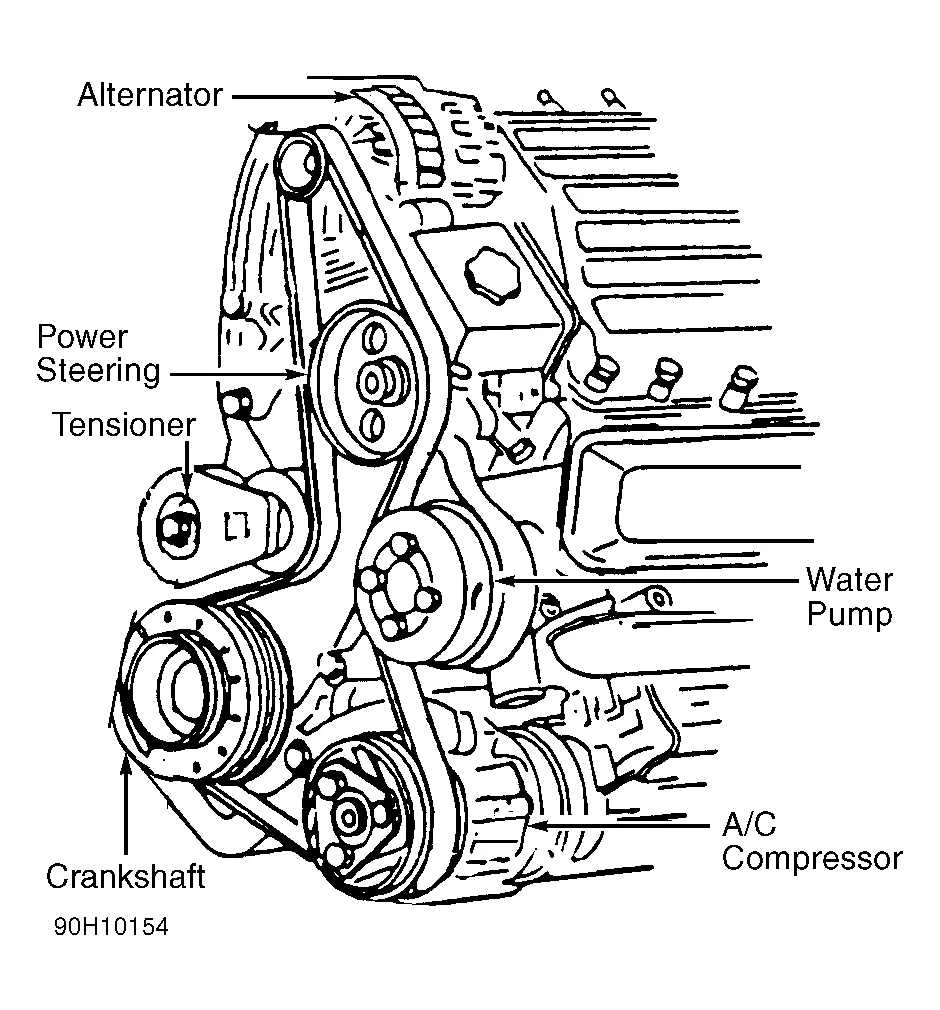 2002 buick lesabre belt diagram