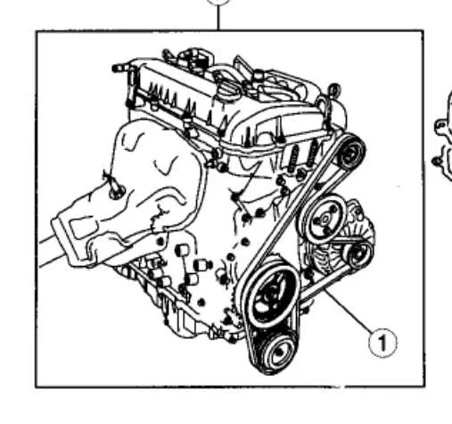diagram mazda 3 serpentine belt tensioner