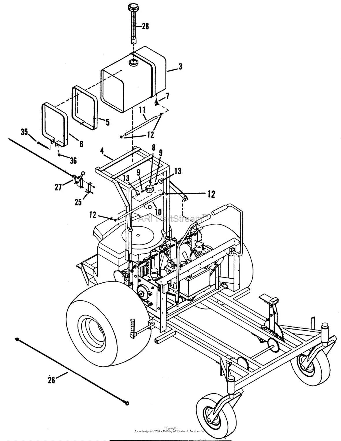 dixie chopper drive belt diagram