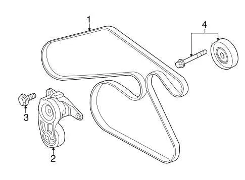 chevy equinox serpentine belt diagram
