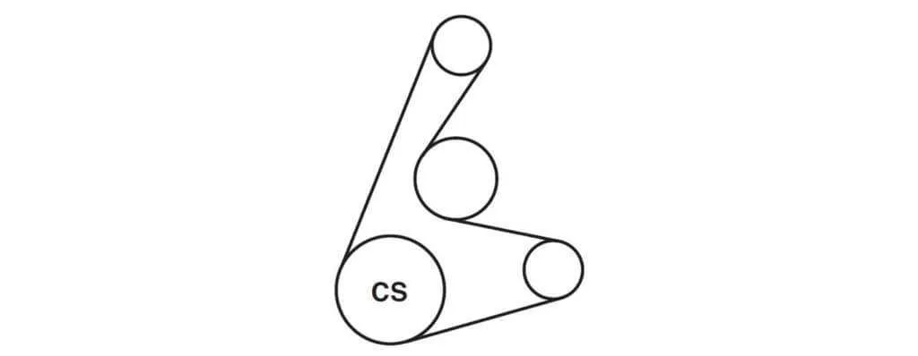 2006 ford escape serpentine belt diagram