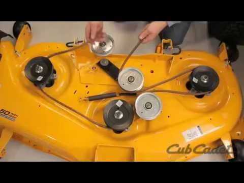 cub cadet rzt 50 deck belt diagram