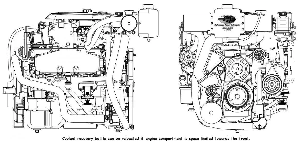 mercruiser 5.7 serpentine belt diagram