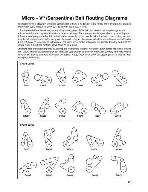 belt routing 3800 serpentine belt diagram