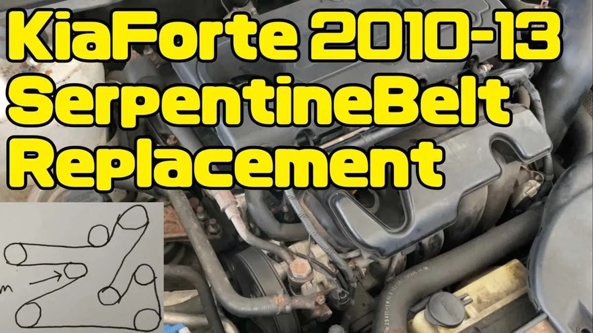 2010 kia forte serpentine belt diagram