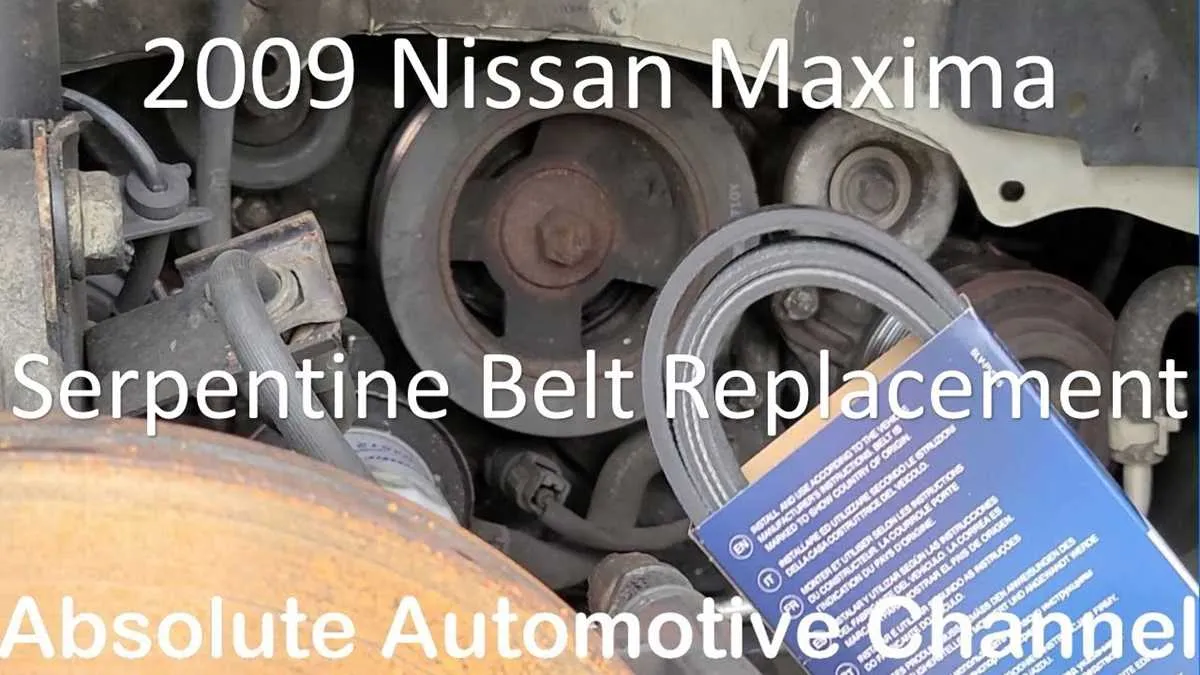 2011 nissan maxima belt diagram
