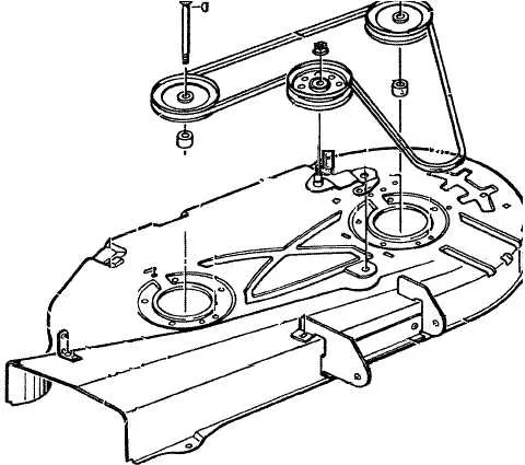drive belt murray riding lawn mower belt diagram