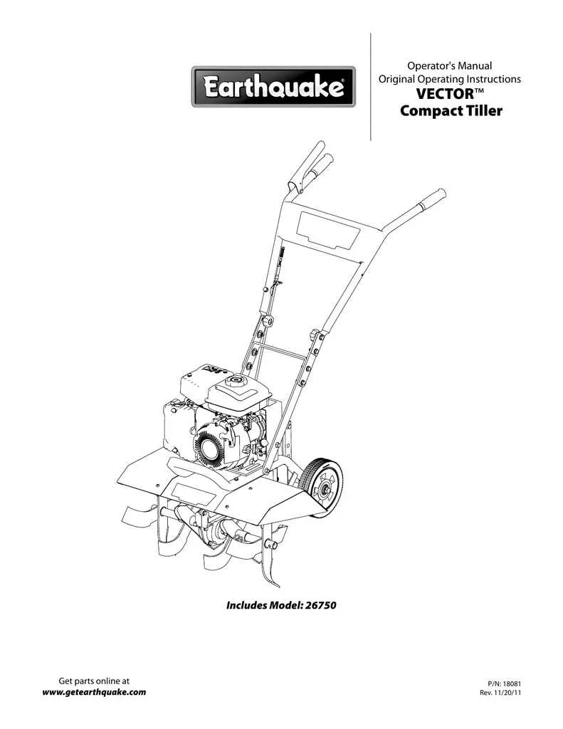 earthquake tiller belt diagram