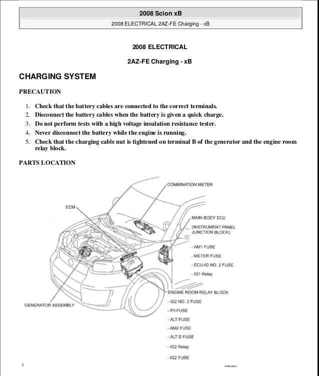 2008 scion tc belt diagram