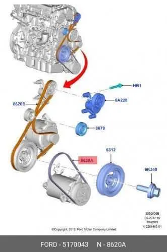 2013 ford explorer 2.0 ecoboost belt diagram
