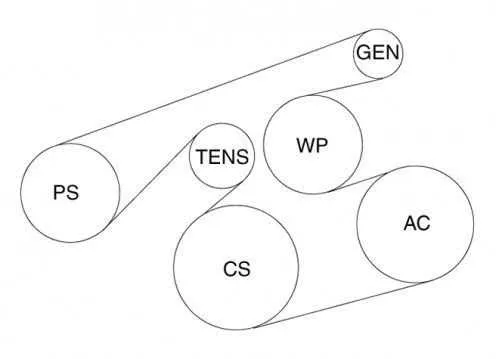 2003 toyota corolla belt diagram