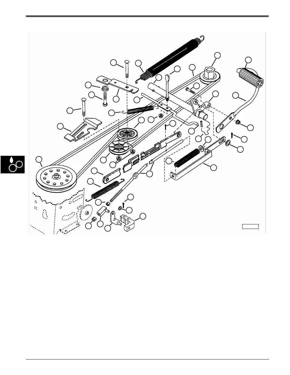 john deere stx38 belt diagram