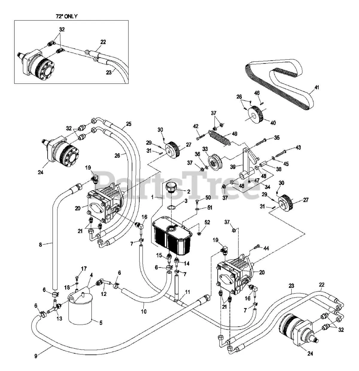 exmark 60 belt diagram