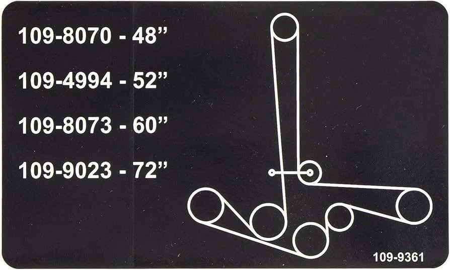 exmark 60 inch belt diagram