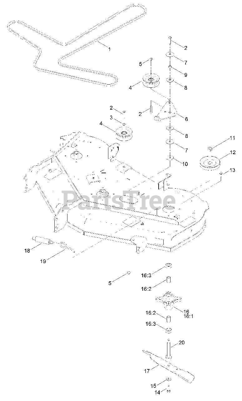 exmark quest belt diagram