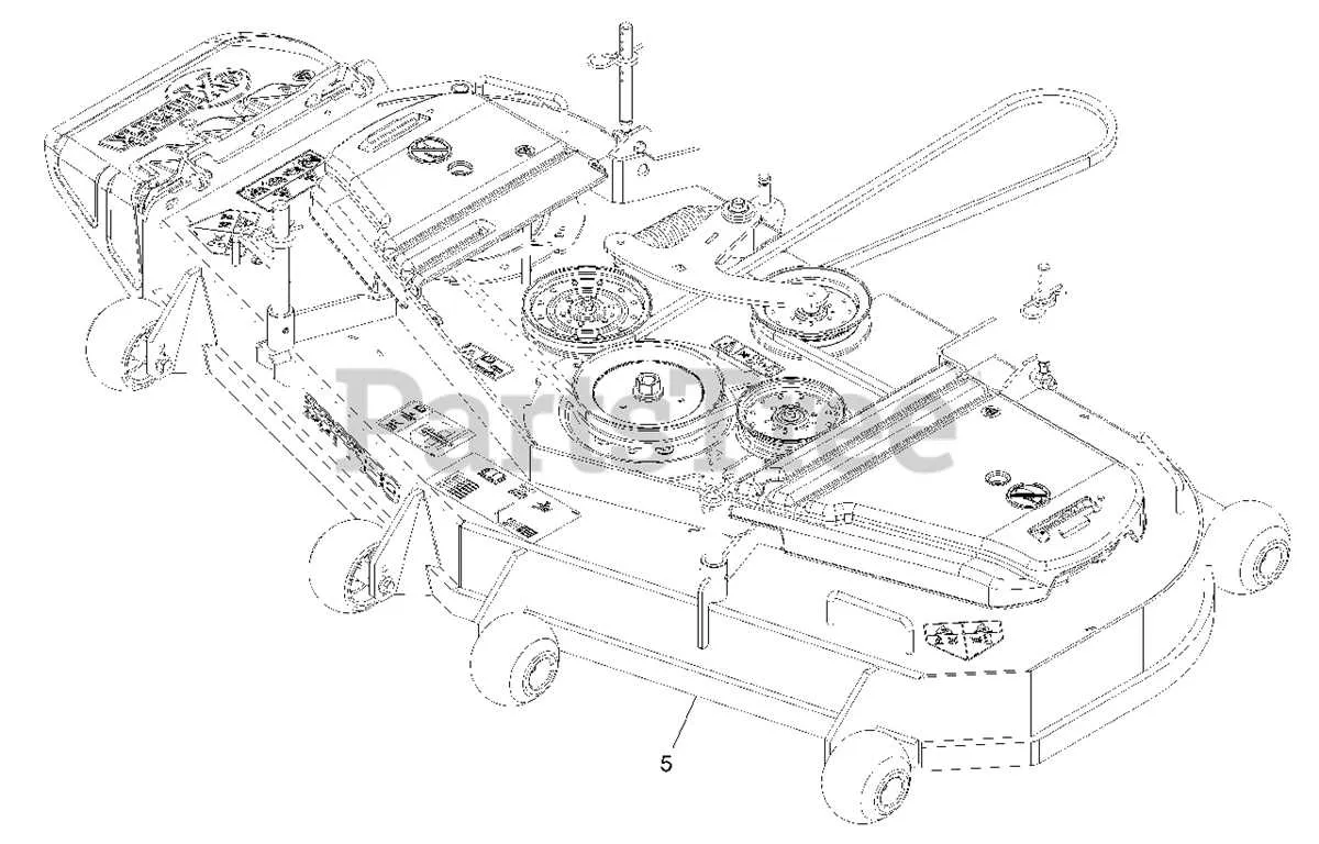exmark s series belt diagram