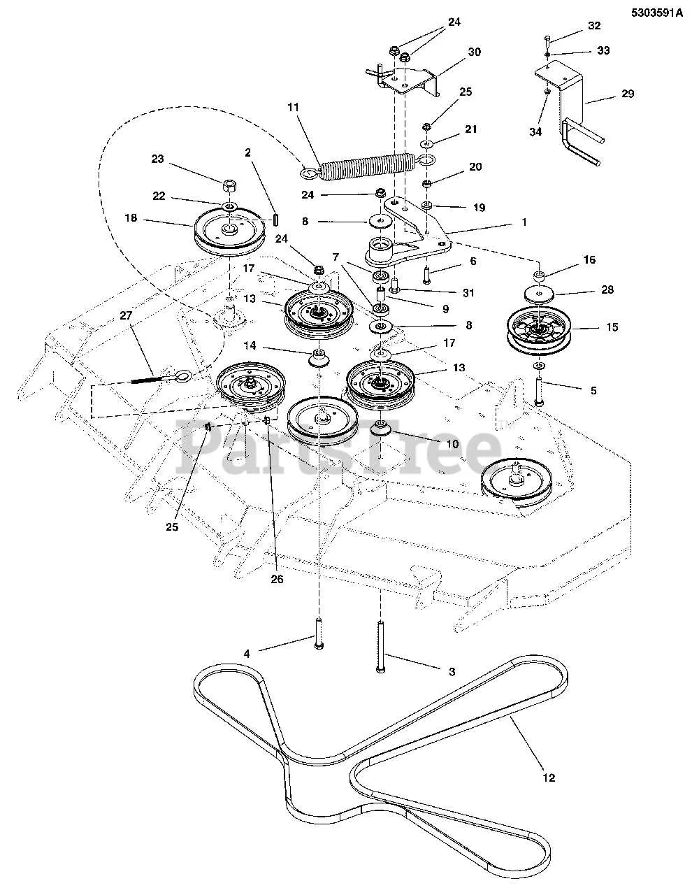 ferris is700z belt diagram