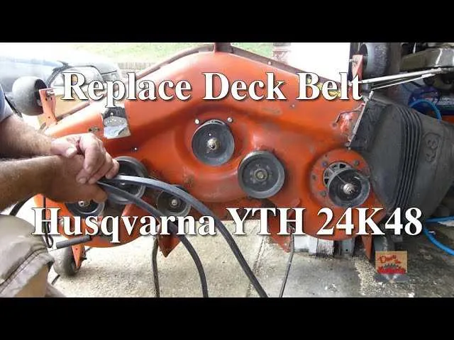 husqvarna yth24v48 drive belt diagram