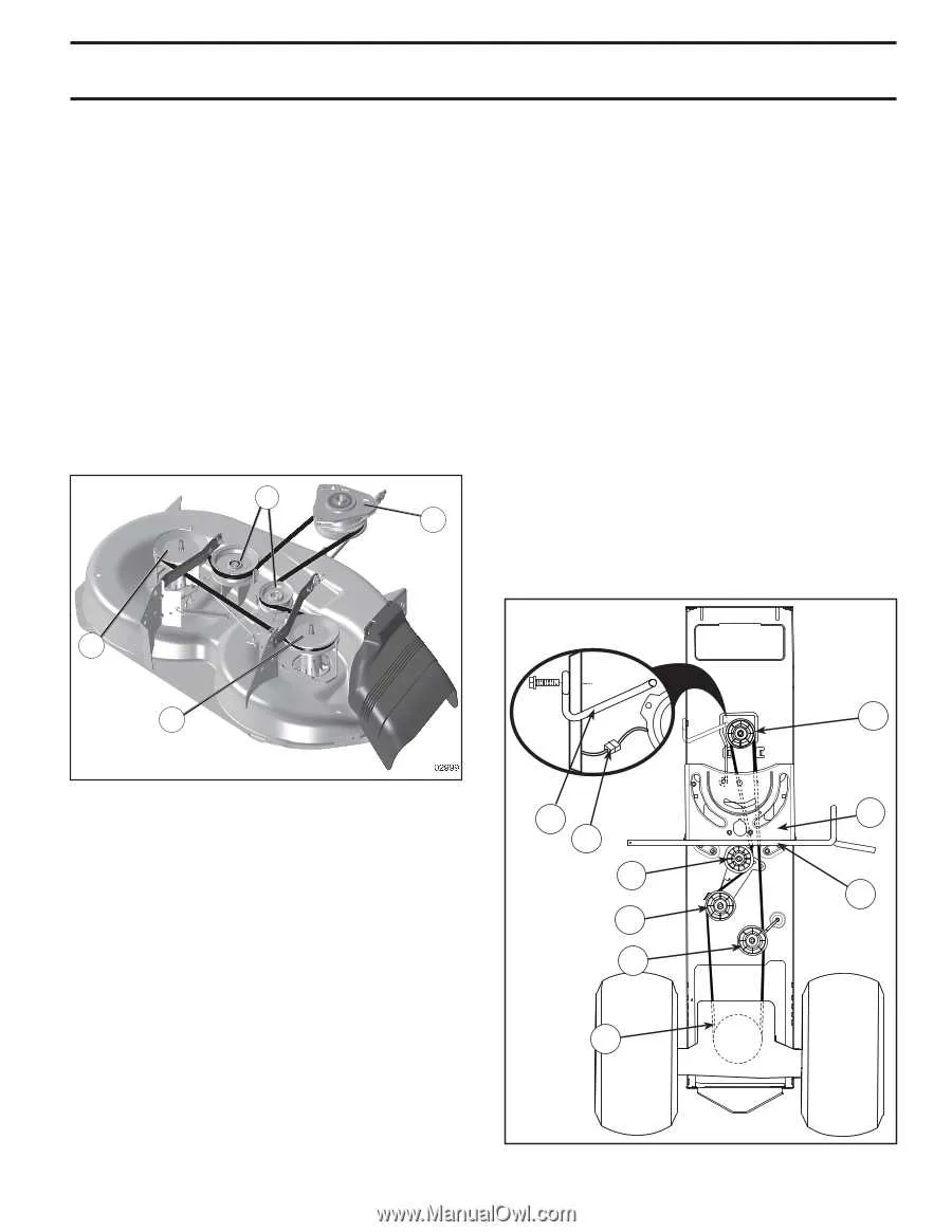 husqvarna yta22v46 drive belt diagram