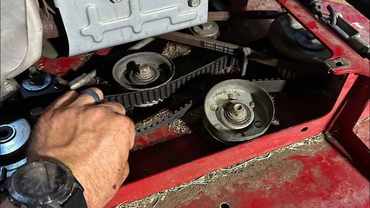 ferris 400s drive belt diagram