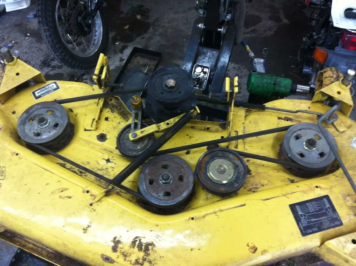 john deere gt245 belt diagram
