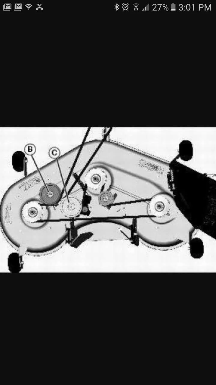 john deere la140 belt diagram