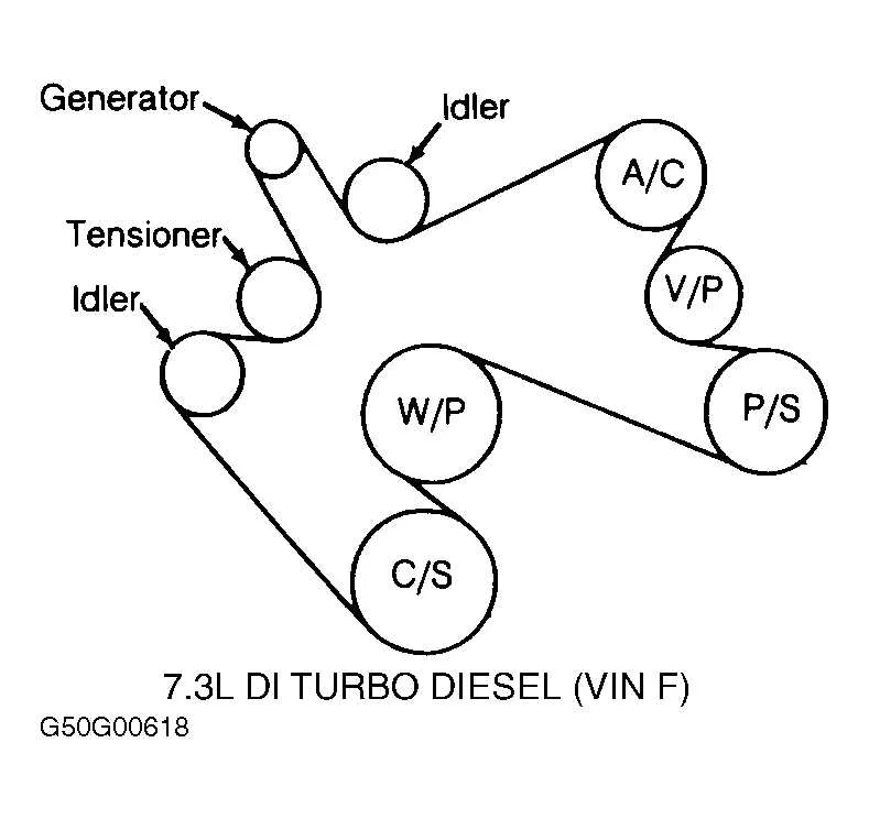 ford 3.7 belt diagram