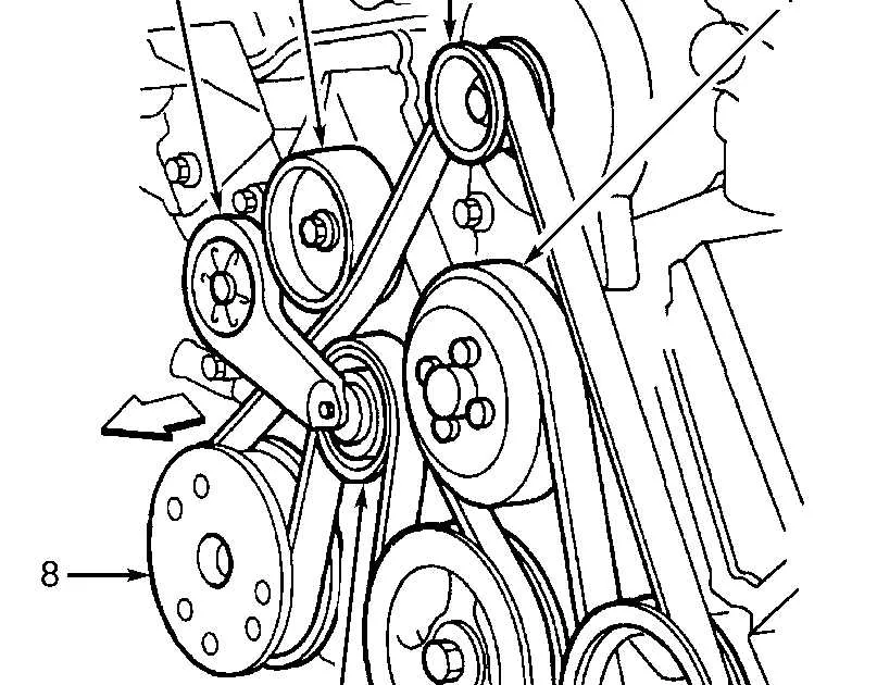 ford 4.6 serpentine belt diagram