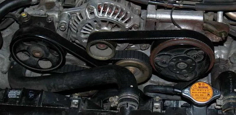 subaru serpentine belt diagram