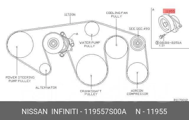 2011 nissan murano belt diagram