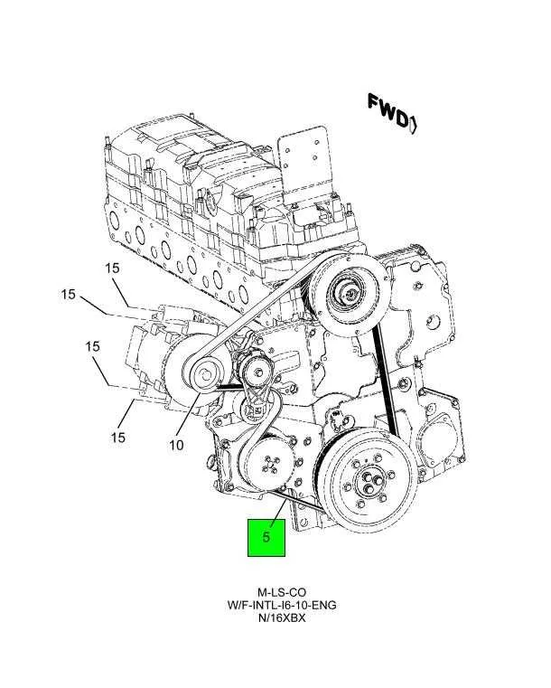 5.9 cummins belt diagram without ac