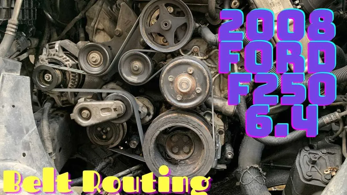 6.0 powerstroke belt diagram