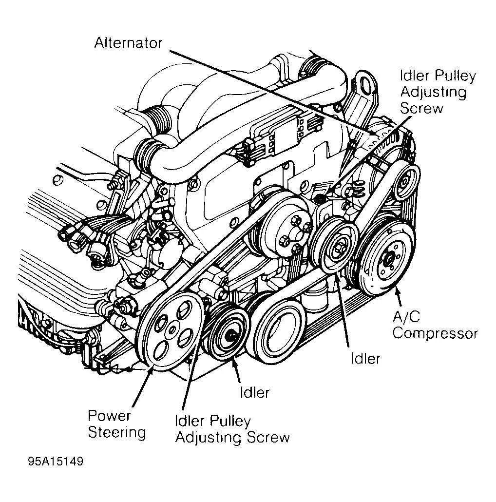 2001 ford taurus belt diagram