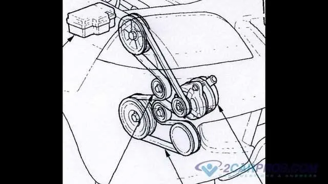 2010 acura mdx serpentine belt diagram