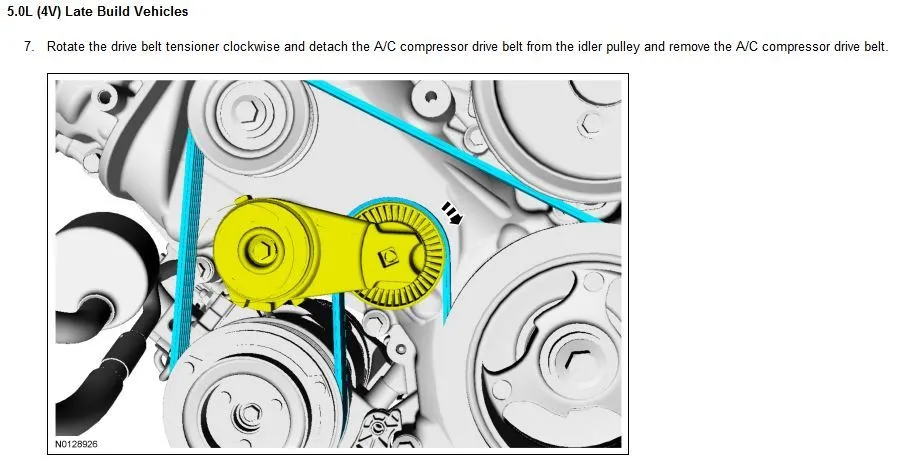2010 ford f150 serpentine belt diagram