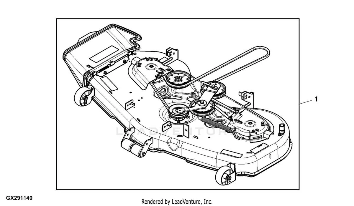 john deere z375r 54 deck belt diagram pdf