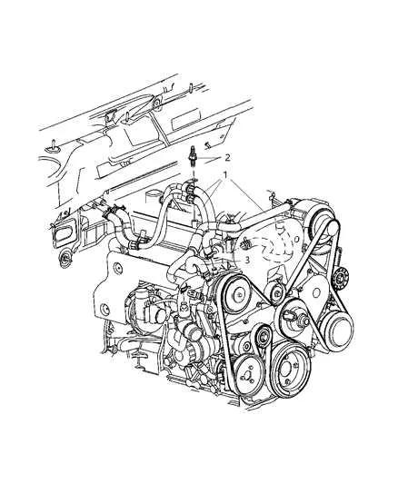2012 jeep liberty belt diagram